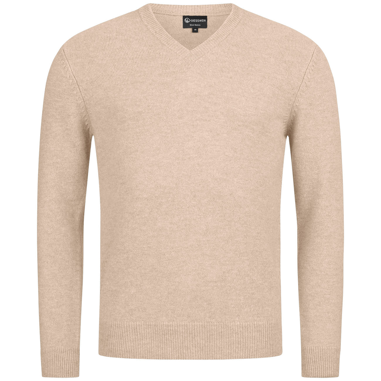 Wool Pullover V Neck Men - Image 3